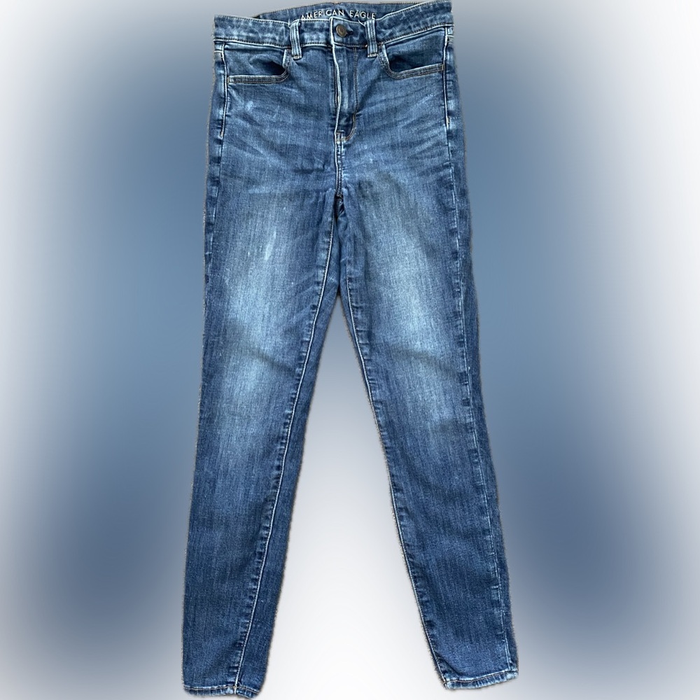 American Eagle Next Level Stretch Super Hi Rise Jegging - Size 4 Regular